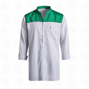 Blouse homme avec coupe droite